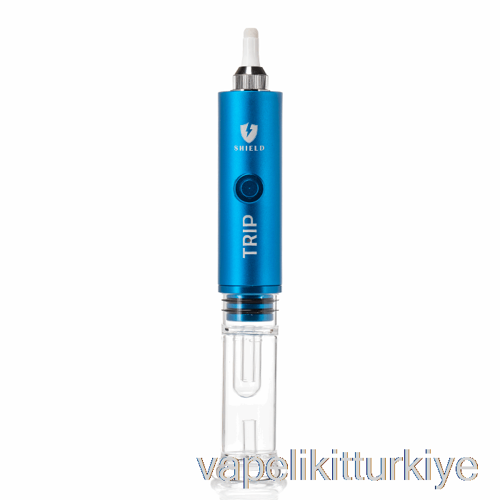 Vape Elektronik Sigara Kalkanı Gezisi Taşınabilir Buharlaştırıcı Kiti Mavi